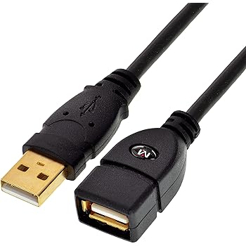 Mediabridge USB 2.0 - USB Extension Cable (6 Inches) - A Male to A Female with Gold-Plated Contacts