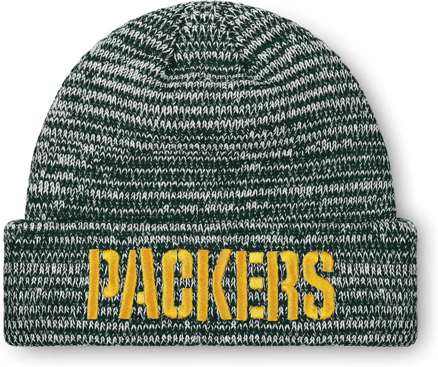 FOCO NFL Unisex-Adult Official Marled Cold Weather Cuffed Knit Beanie in Clear Holiday Ball Ornament - Image 3