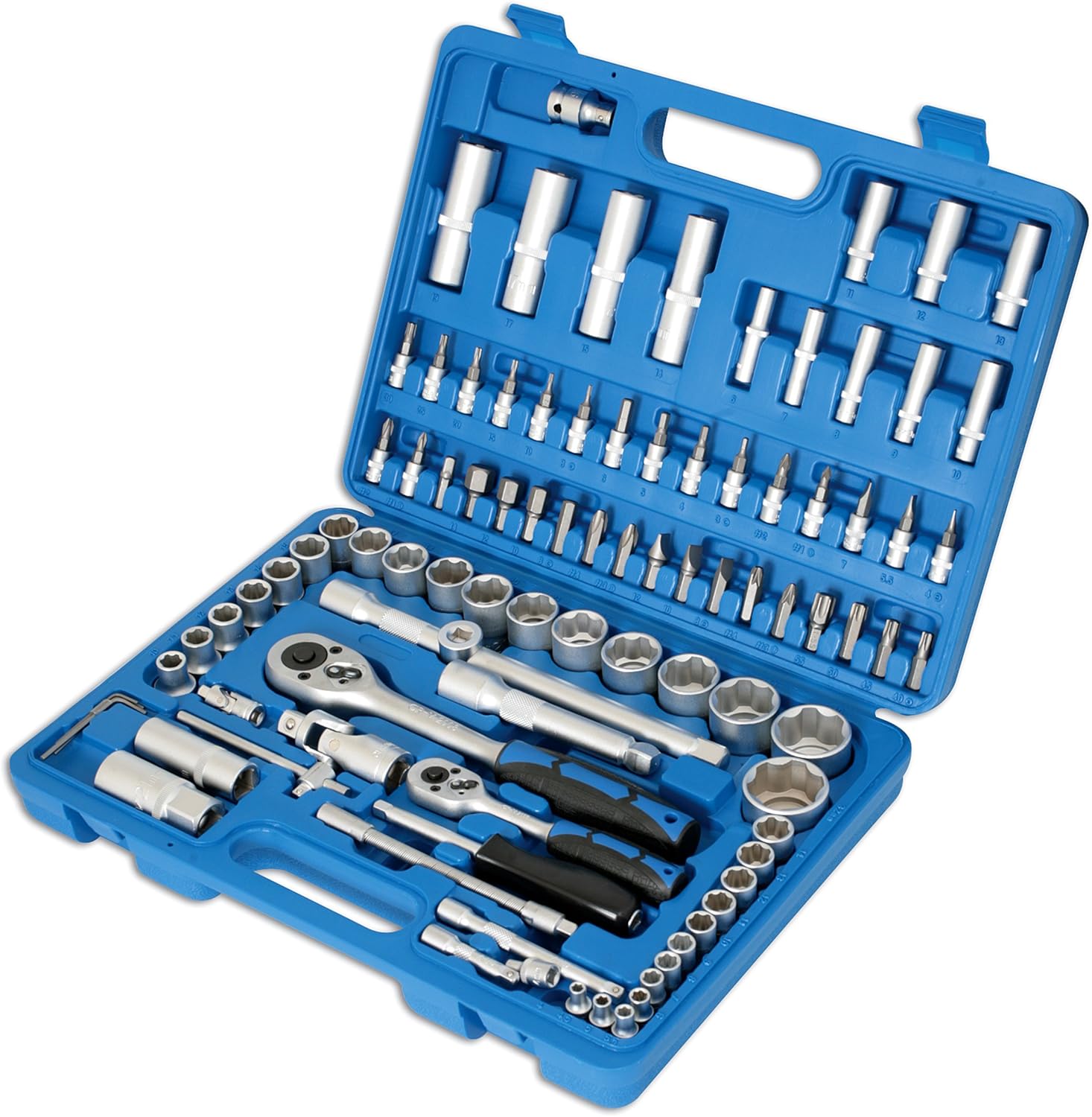 Laser 3671 Socket Set 1/4"D, 1/2"D 94pc