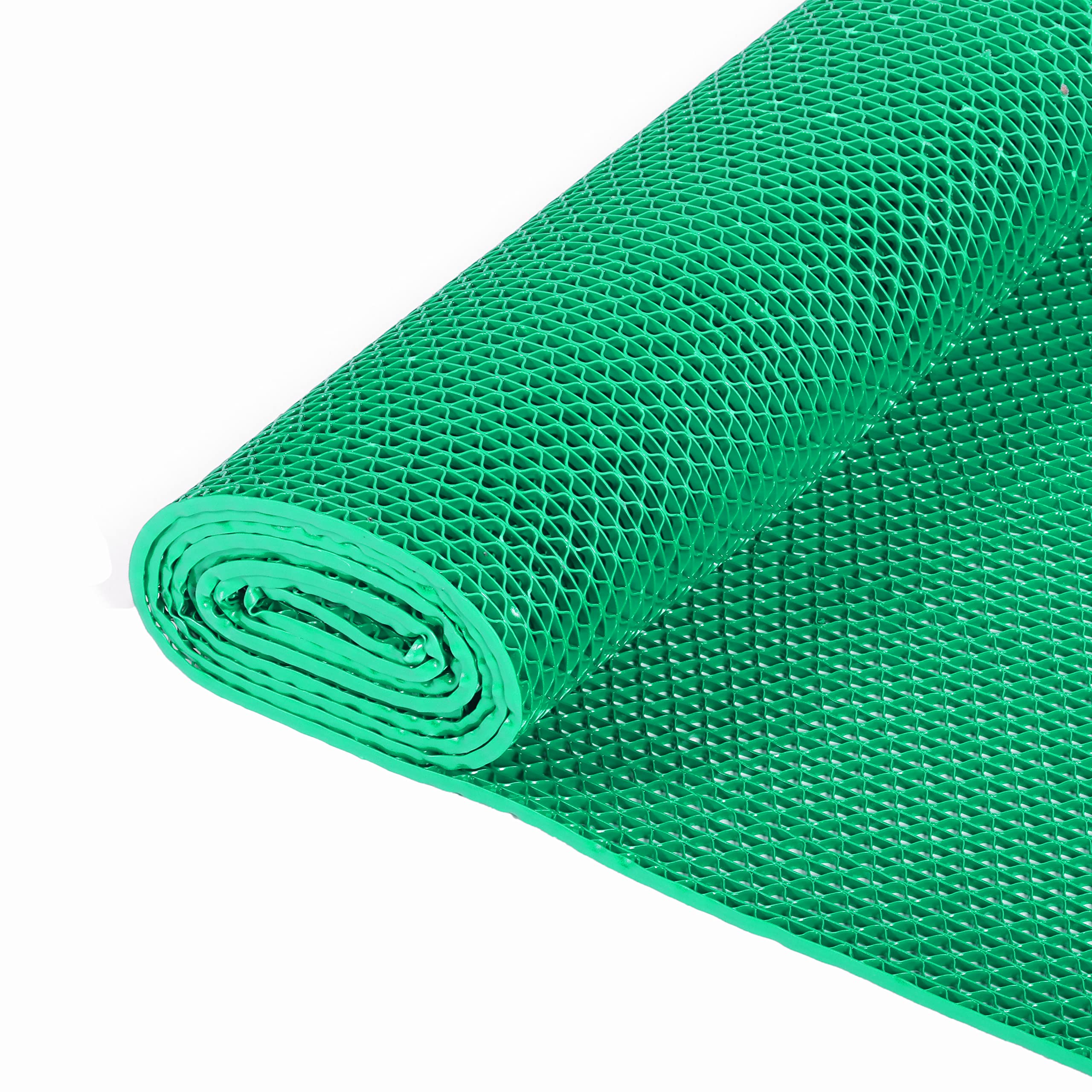 Baoz Outdoor Drainage Mat for Floor, 3 x10 Ft Non Slip Commercial Floor Matting,0.22'' Thick PVC Wet Area Carpet, Indoor Outdoor S-Shaped Rubber Floor Tile Mat Roll for Pool Kitchen Bathroom Garage