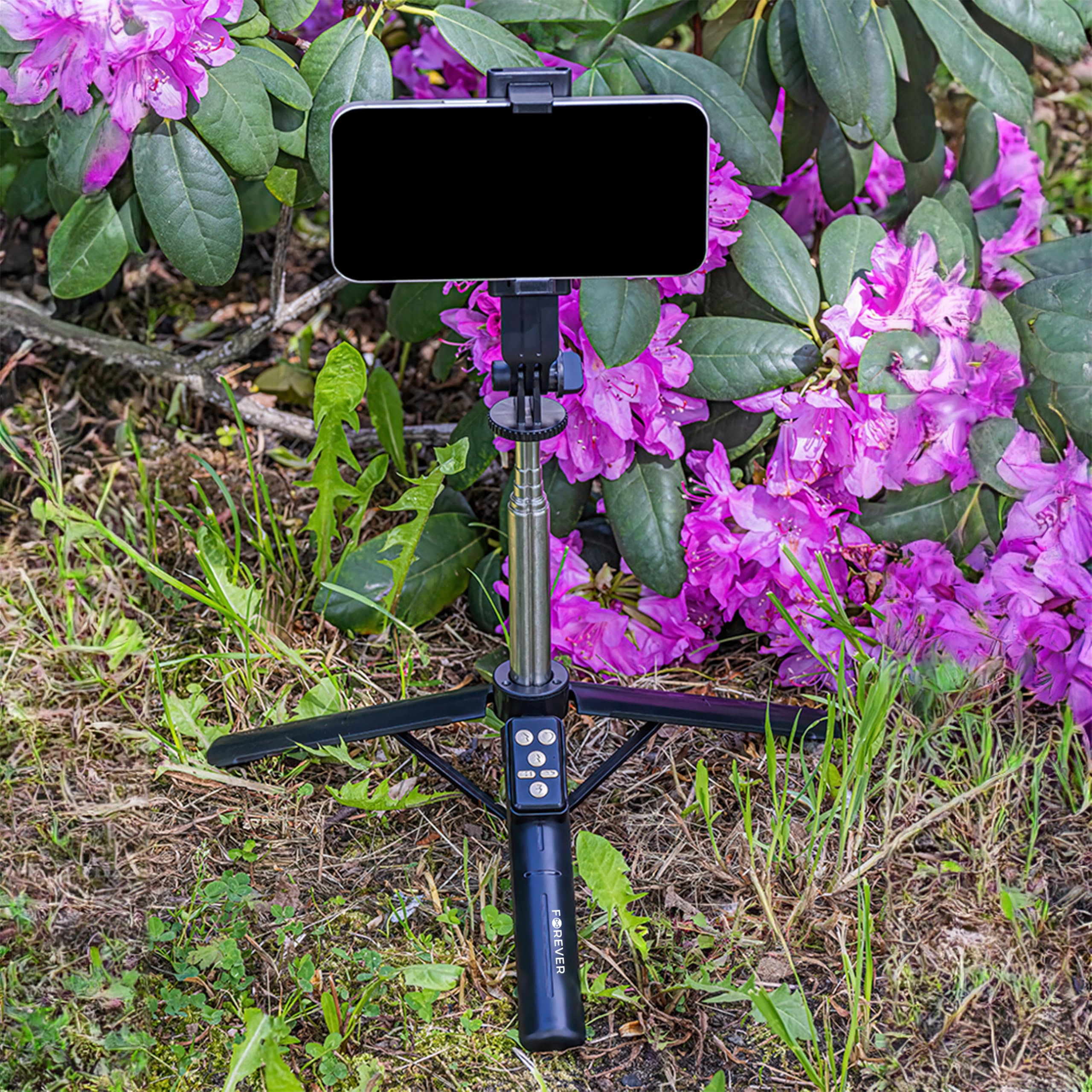 Asta Per Selfie Forever Con Treppiede - Bluetooth, Rotazione 360°, 100 Cm Per Android E IOS - Foto 12