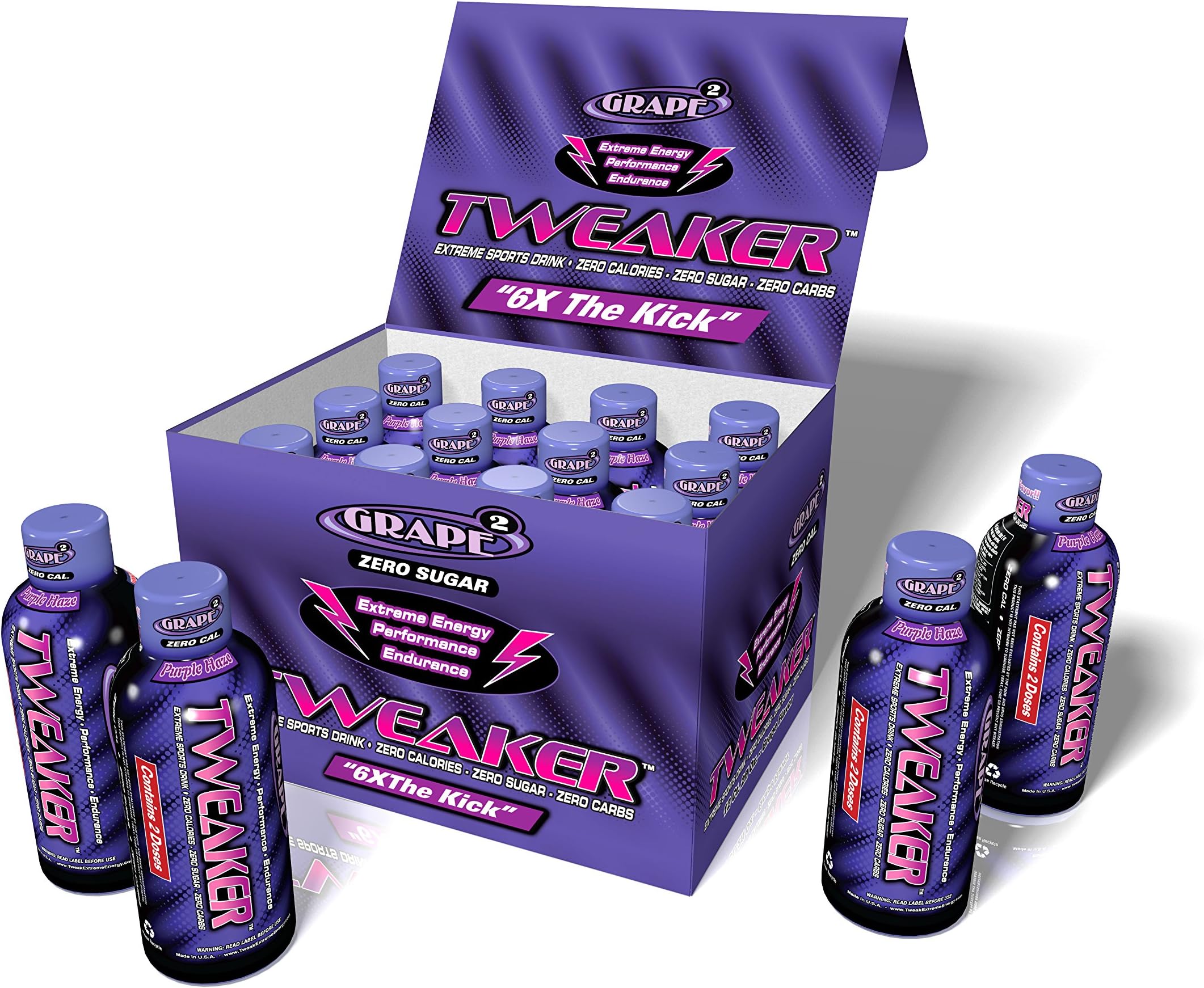 Tweaker-grape 12-2oz Shots