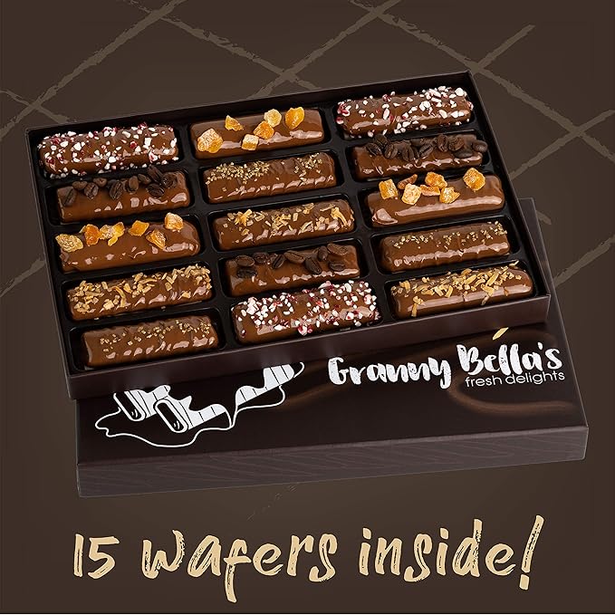 Granny Bellas Wafers de Chocolate 15 Piezas Caja Regalo miniatura 2