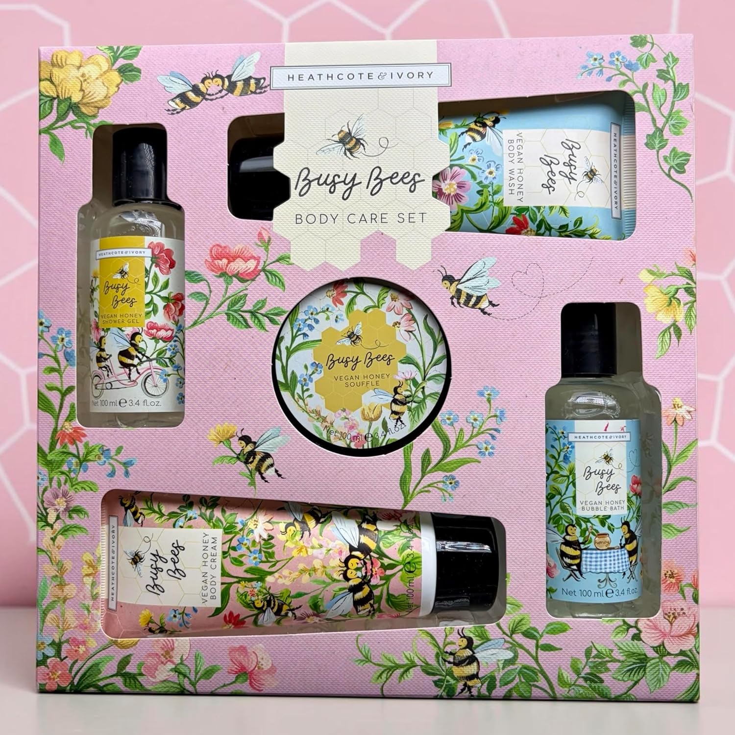Heathcote & Ivory Busy Bee Body Care Set, 5 Piece
