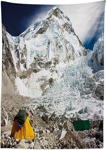 Miniatura 2 de Western Decor Mantel by ambesonne, American Rodeo Equipo con Cowboy Sombrero de Fieltro Ranching Herramientas Linternas, comedor Kitchen funda para