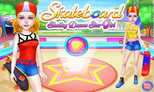 Planche à roulette Patinage Danse Étoile Fille - Faites ressortir vos talents de danseur et de patineur avec ce jeu de musique et de sport gratuit – vue 2