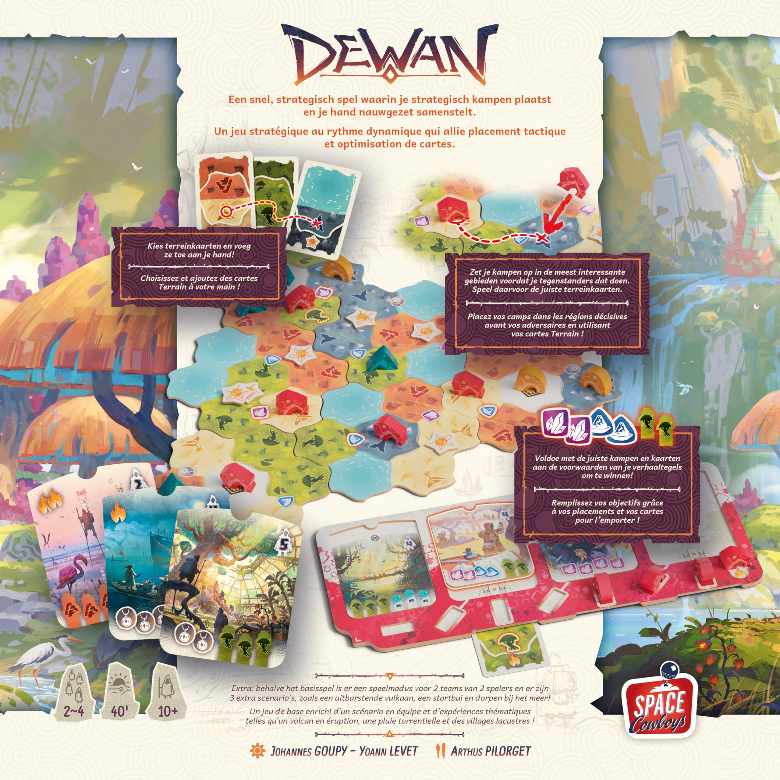 Asmodee | Dewan | Strategiczna gra planszowa | Wiek 10+ | 2-4 gracze | 40+ minut gry holenderskiej