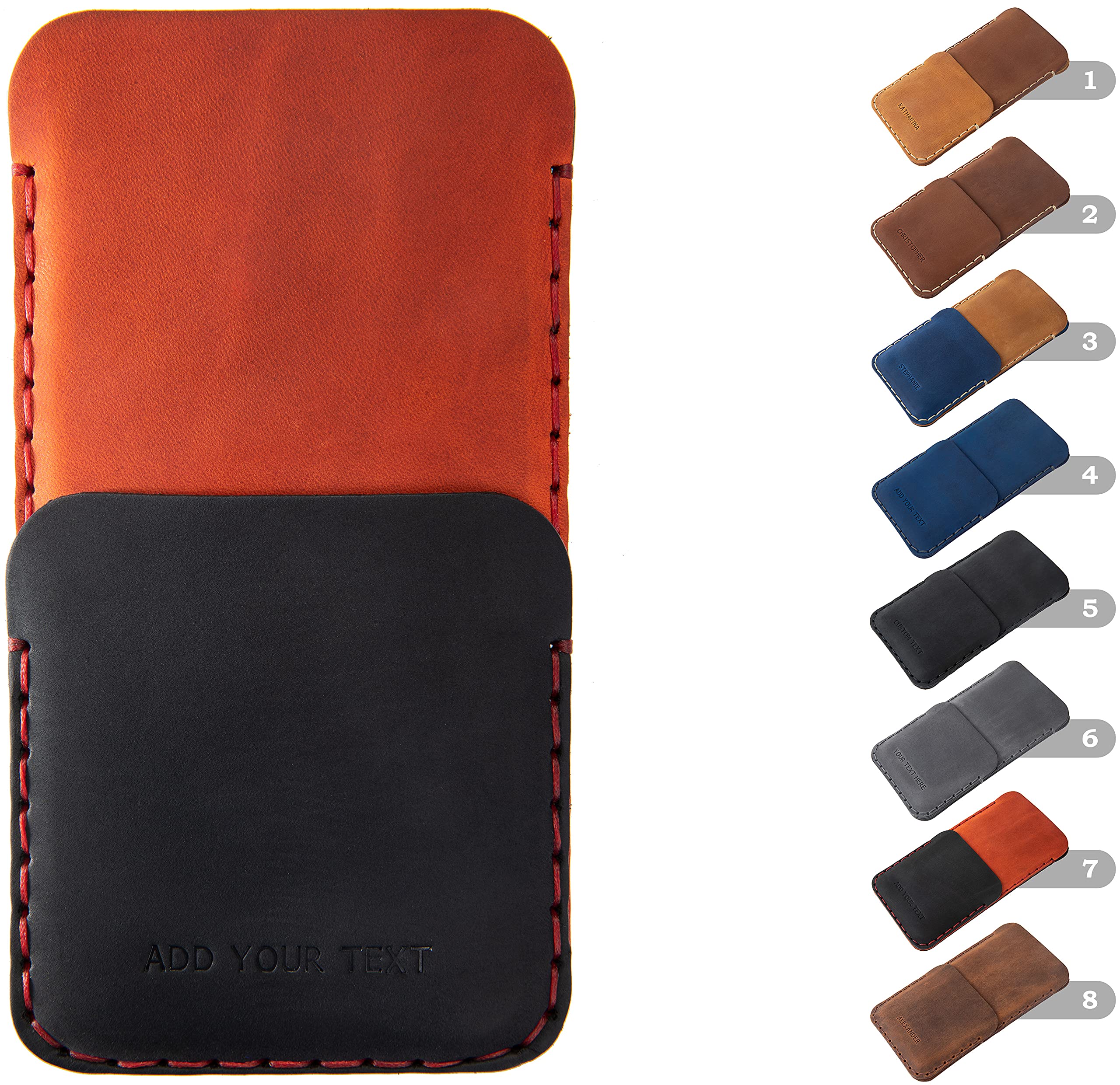 Funda de piel para Honor | texto personalizado