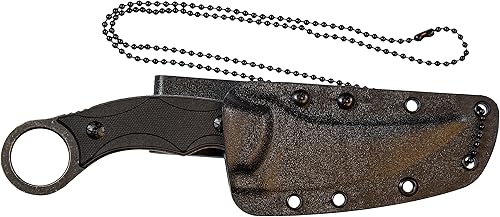 Miniatura 3 de Smith & Wesson SW995 Cuchillo táctico de 8.5 pulgadas de acero inoxidable de alto carbono Estilo Karambit de espiga completa, hoja de punta de clip