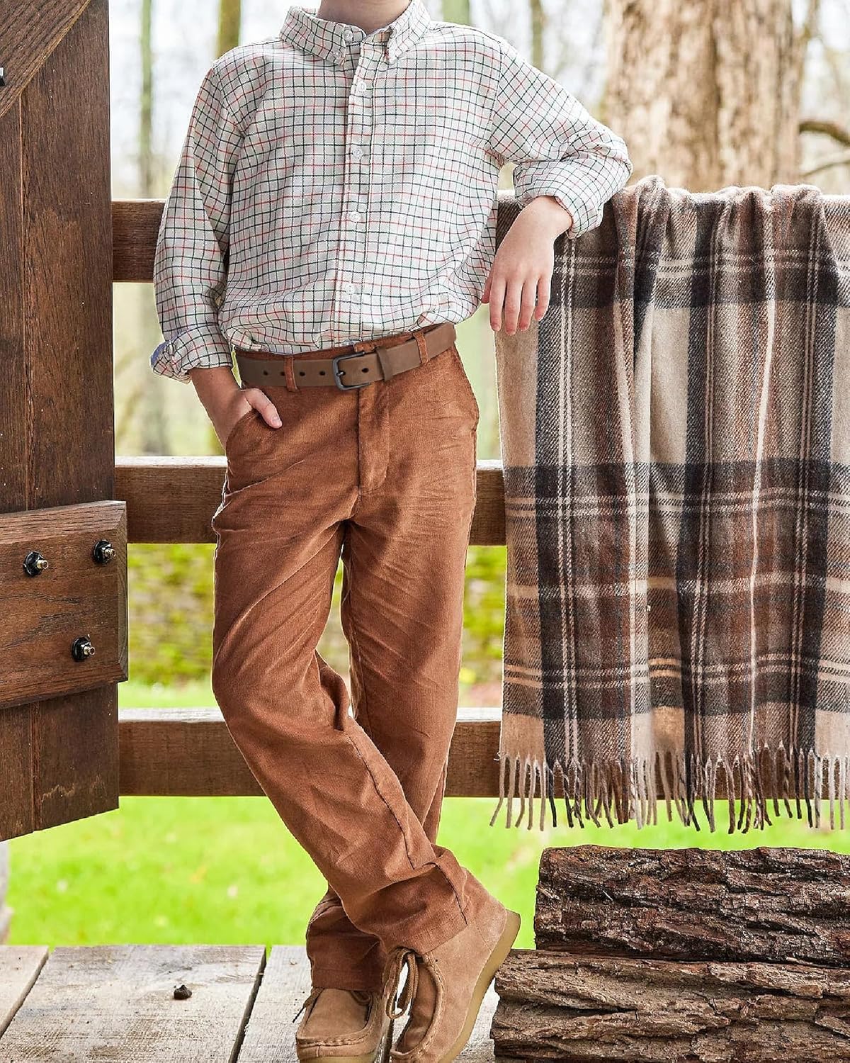 CHAOREN Boys Belt - 1 1/8" Kids Leather Belt, Handmade Full Grain Leather – Ideal for Dress and Casual Wear - Image 3