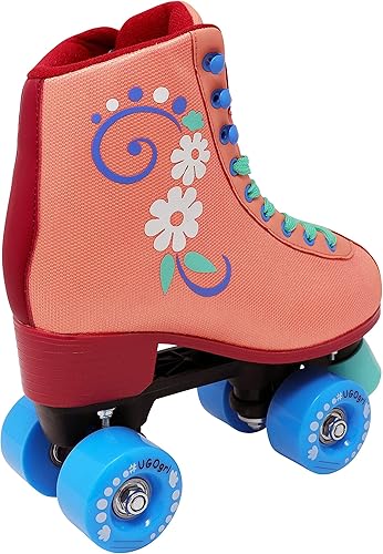 Vista 19 de Lenexa uGOgrl - Patines de ruedas para niña, para niños y niñas - Patines de patinaje para interiores y exteriores - Patines para niños - Patines