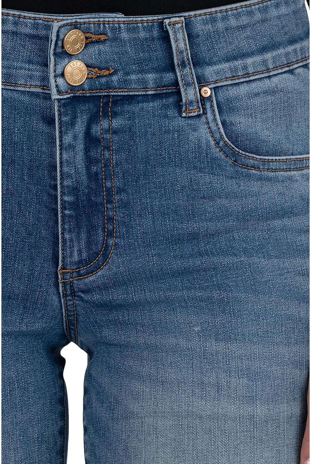 KUT from the Kloth Amy Crop Straight Leg Roll Up - Image 4