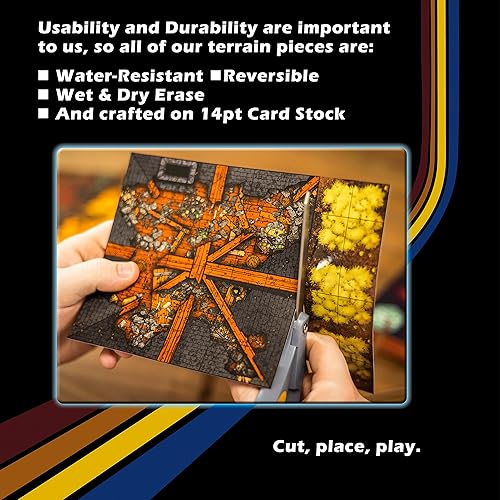 Miniatura 3 de DUNGEON CRAFT Paquete de salmuera 2D Terrain Set ttrpg