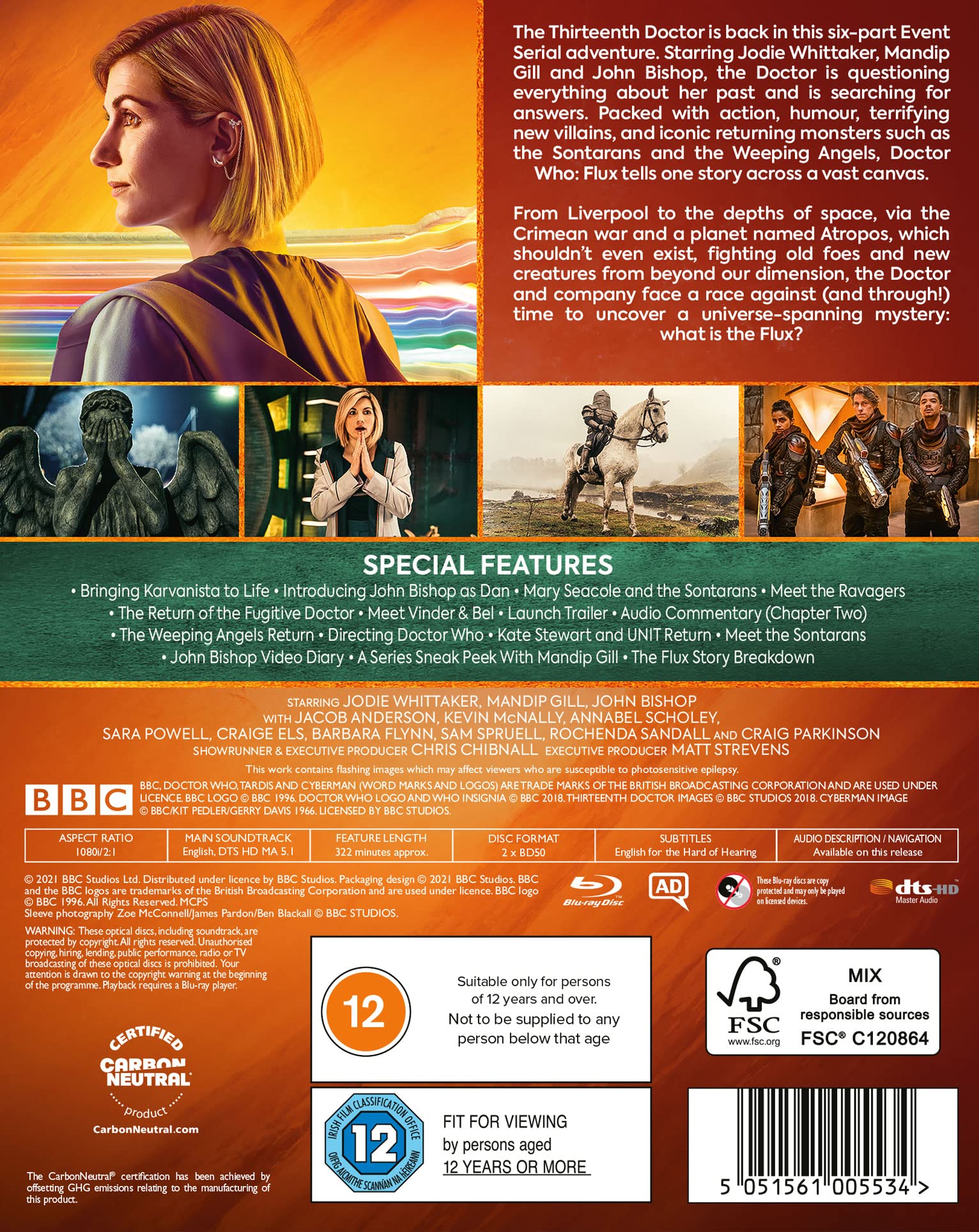 Doctor Who - Series 13 - Flux (includes 4 Exclusive Artcards) [Blu-ray] [2021]