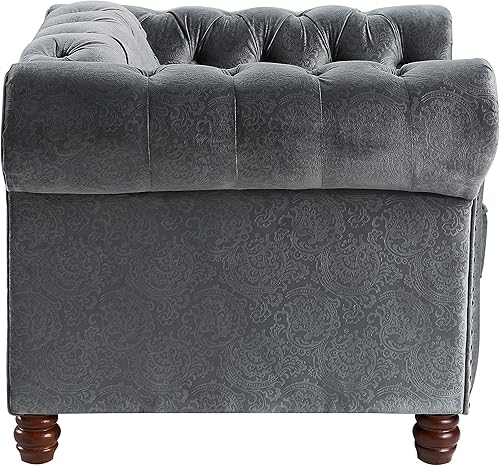 Miniatura 5 de Lexicon Boswell - Sofá de sala de estar, color gris oscuro Gris-oscuro,Gris