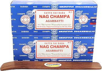 Govinda Bangalore BNG Nag Champa Argarbatti 500 جرام مع حامل البخور