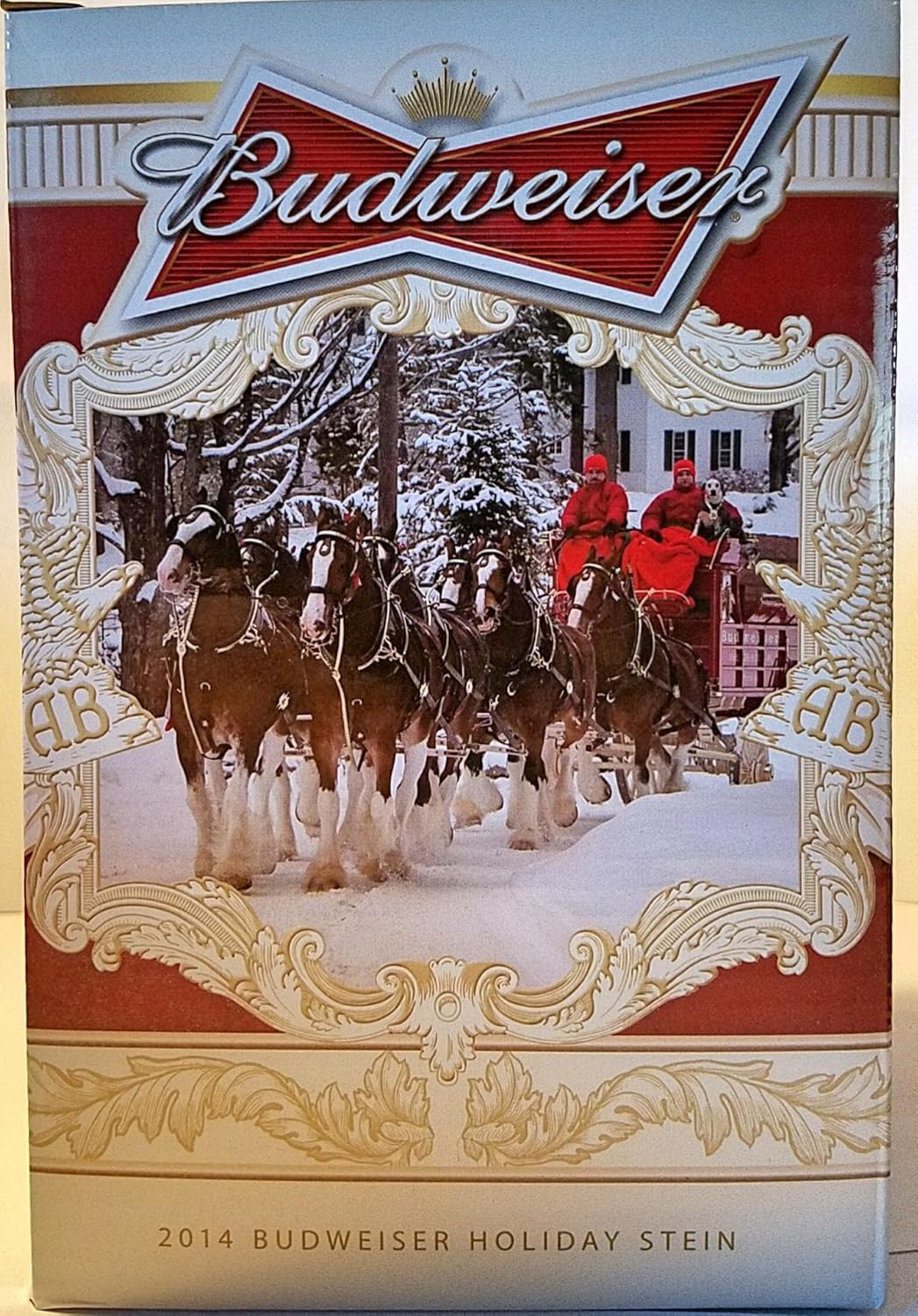 Budweiser Holiday Steins Collectible Holiday Stein Series (Year 2014)