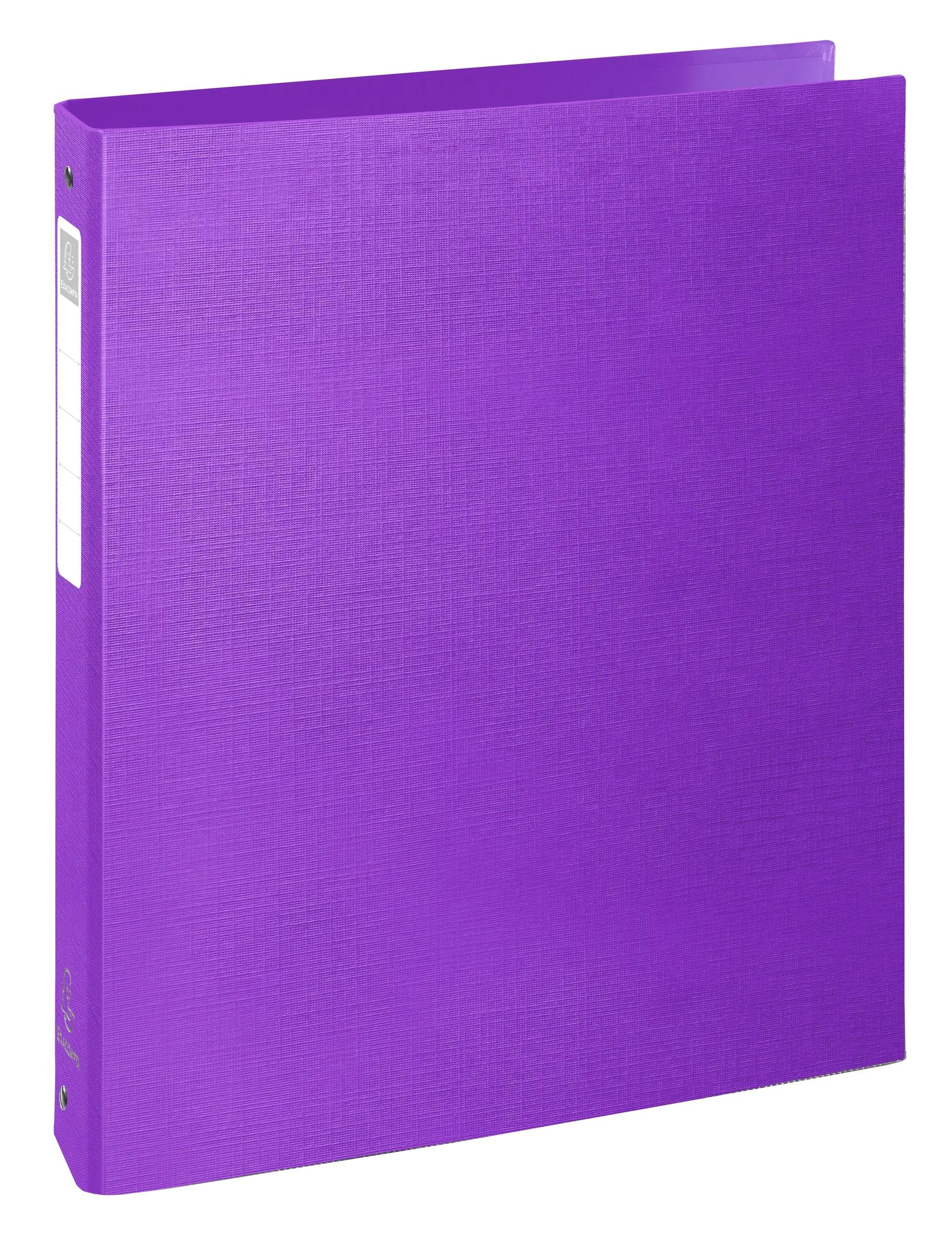 Exacompta - Réf. 51650E - Carton de 10 classeurs Teksto - 4 anneaux ronds 30 mm - dos 40 mm - Dimensions extérieures 32 x 26 cm - Format à classer A4 - Assortis