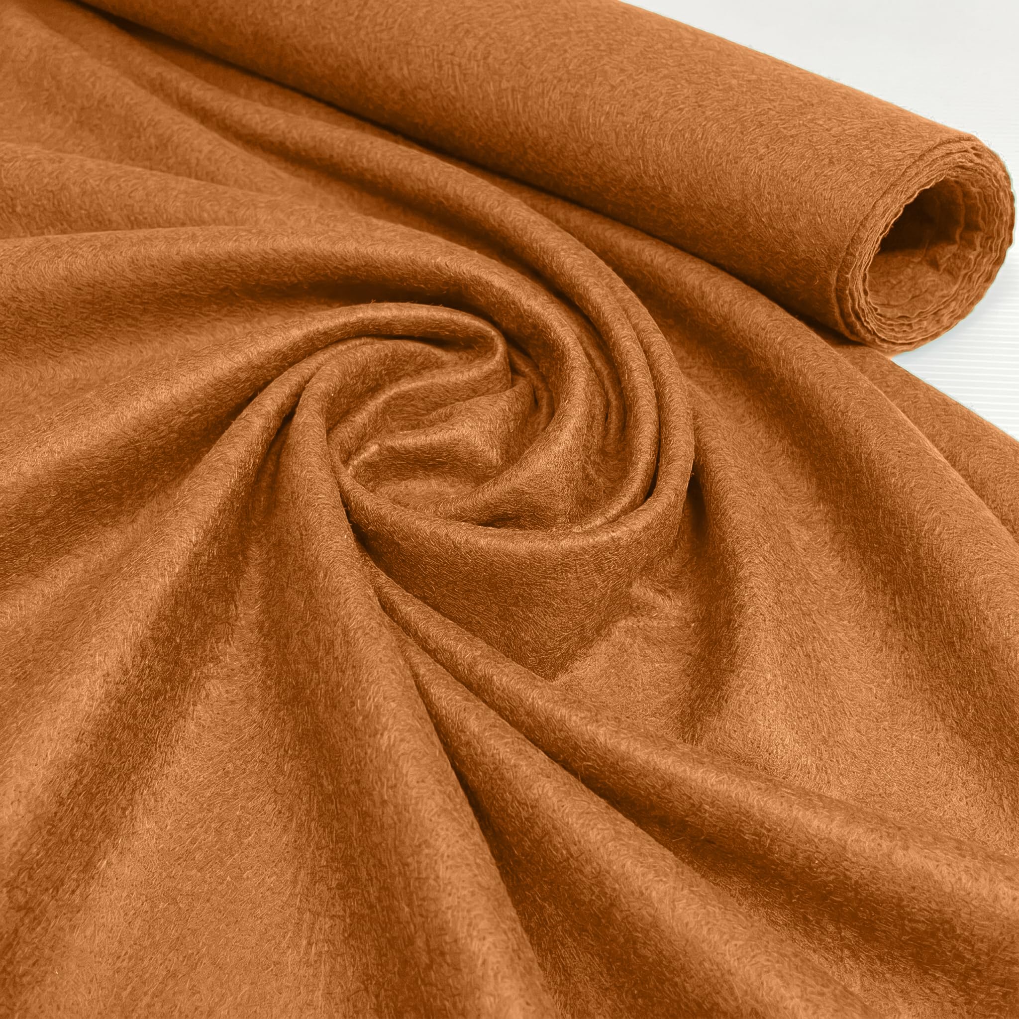 Camel Acrylic Plain Felt Arts and Craft Fabric Material for Sewing Embroidery Decorations 88cm Wide 1 Meter Pre Cut (Camel, 1 Meter Pack)