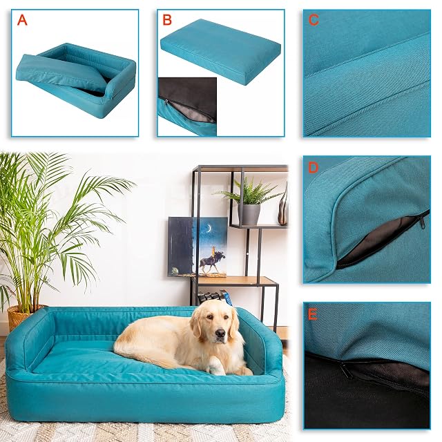 Foto 6 de 8 de PillowPrim Cama para perros, muebles para animales, cama para gatos, funda extraíble, cesta para perros