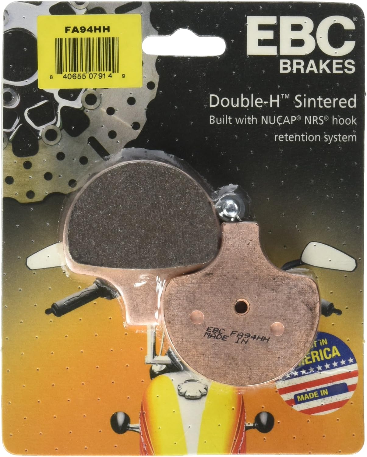EBC Brakes FA94HH Disc Brake Pad Set, Black