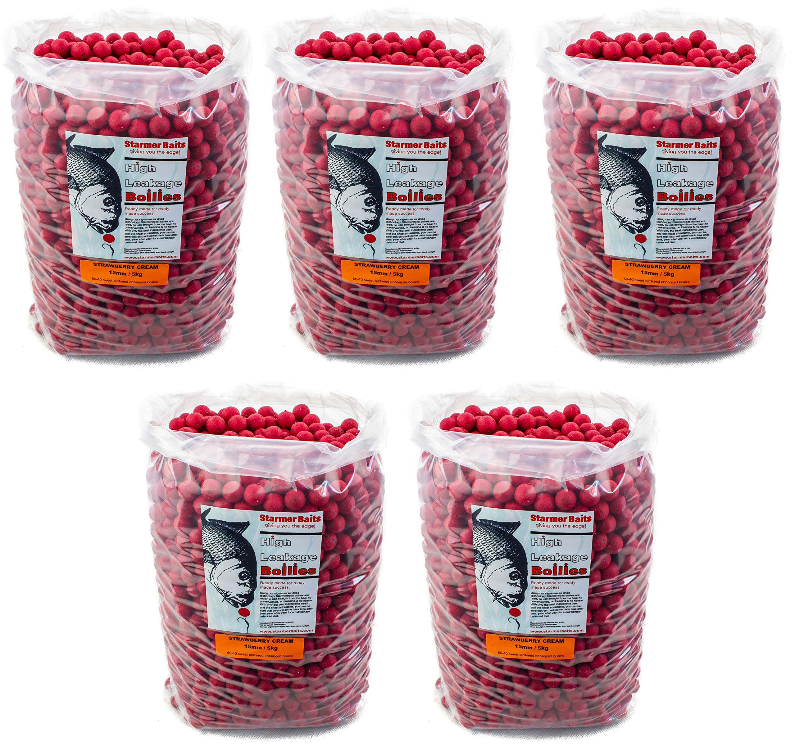 starmerbaits Boilies Strawberry cream 25kg