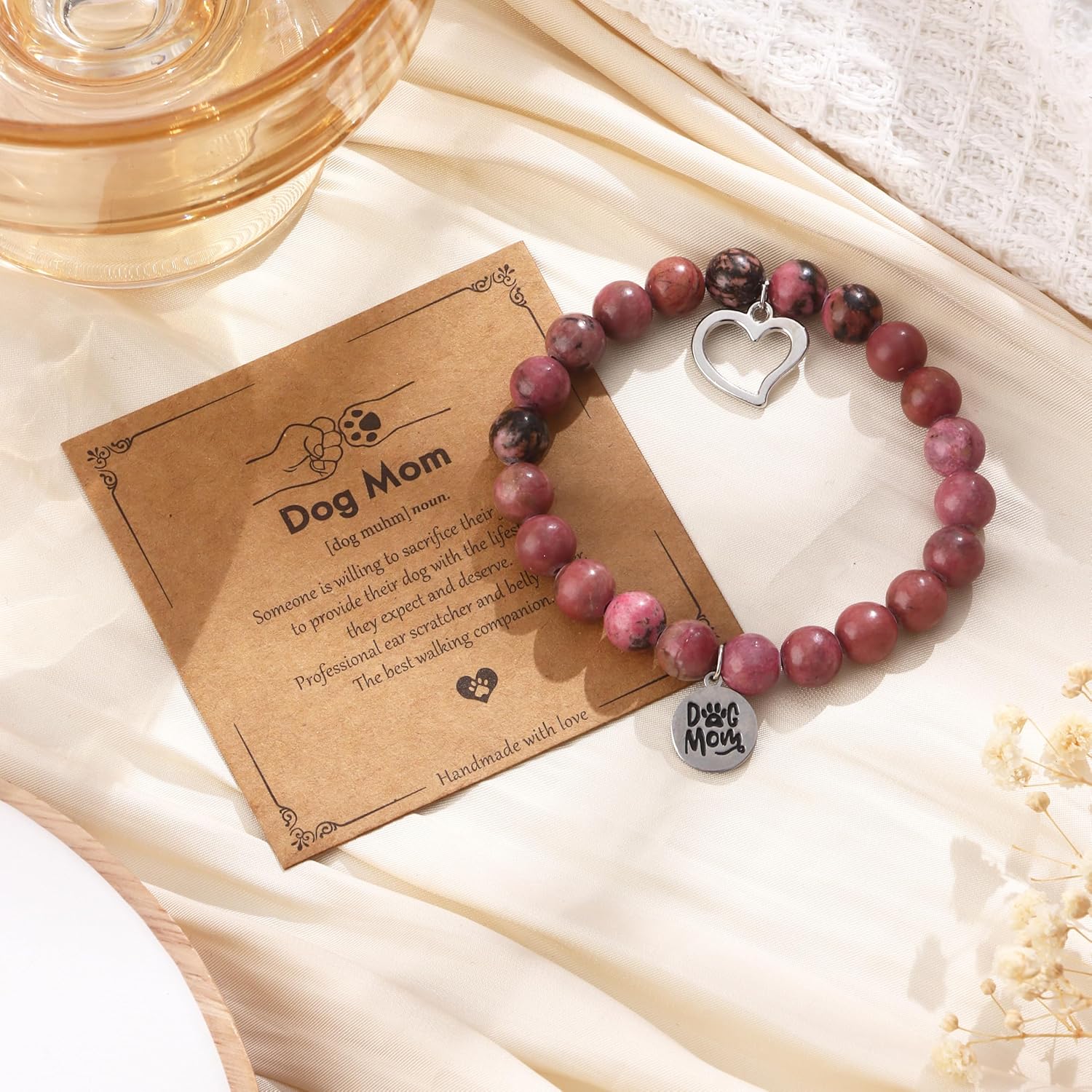 Jewdreamer Dog Mom Gifts for Women, Dogs Lover Gifts for Women, Dog Mom Bracelet Christmas Birthday Mothers Day Gift - Image 3