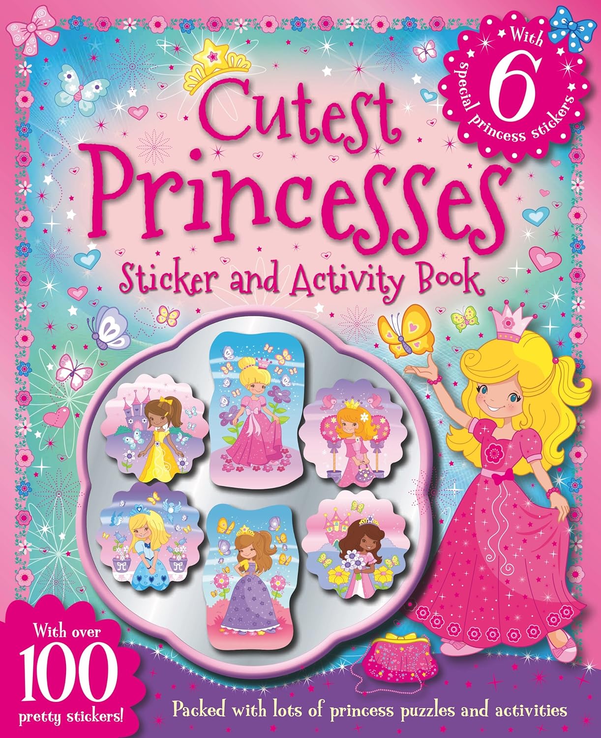 Amazon.it Dazzling Princesses Sticker and Activity Book (S & A 3D