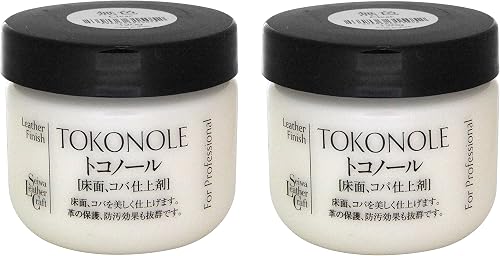 Seiwa Tokonole Leather Finish Burnishing Gum 120g Clear Leathercraft 2 Set