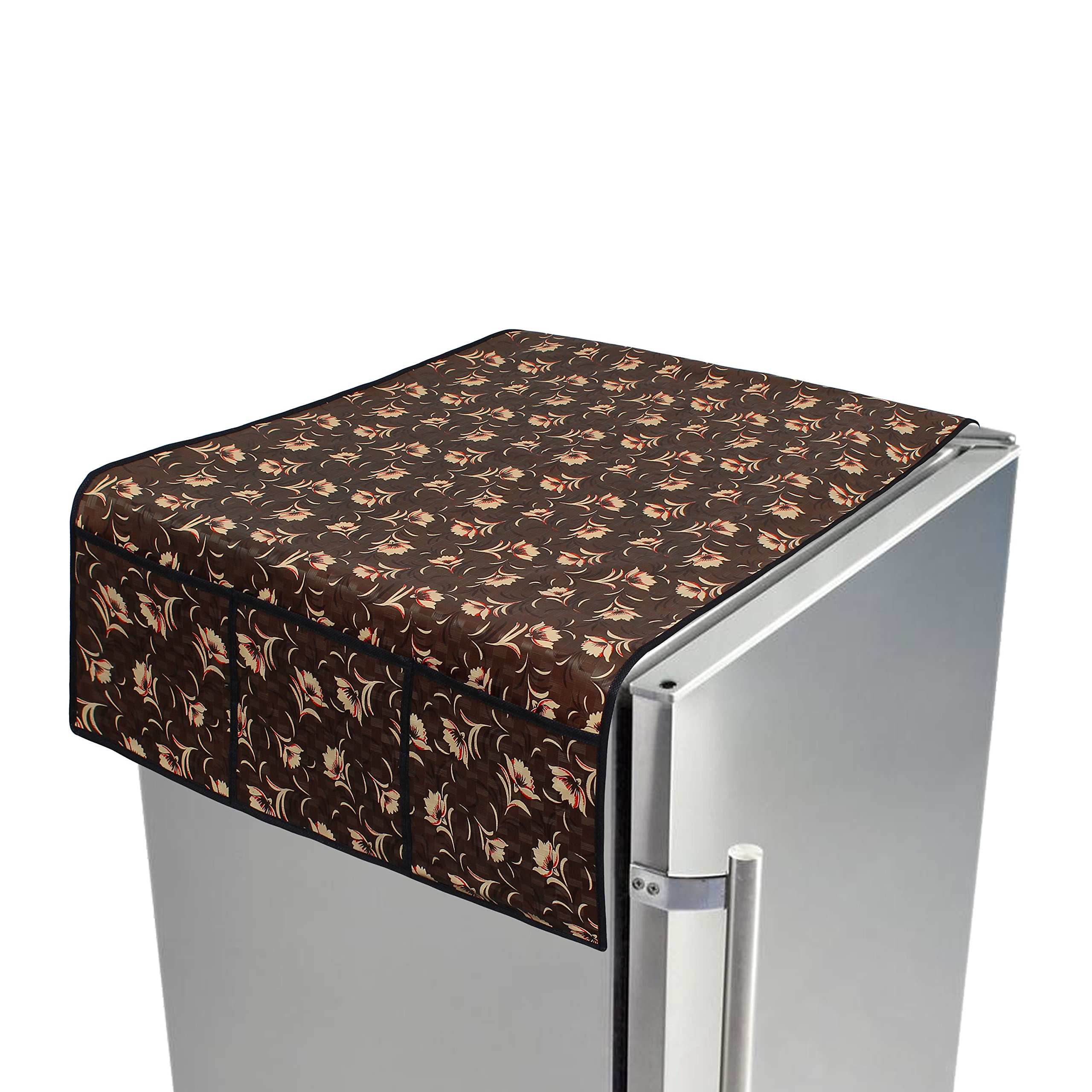 Lithara Waterproof Fridge Top Cover With 6 Utility Pockets | PVC Printed Refrigerator Protector | Size : 21 x 39 Inches | (Multicolor) (B07C4STPKJ) Amazon Price History, Amazon Price Tracker