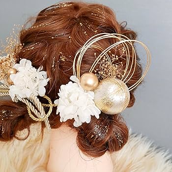 Amazon.co.jp: 【 髪飾り専門店 Bria 】成人式 卒業式 結婚式