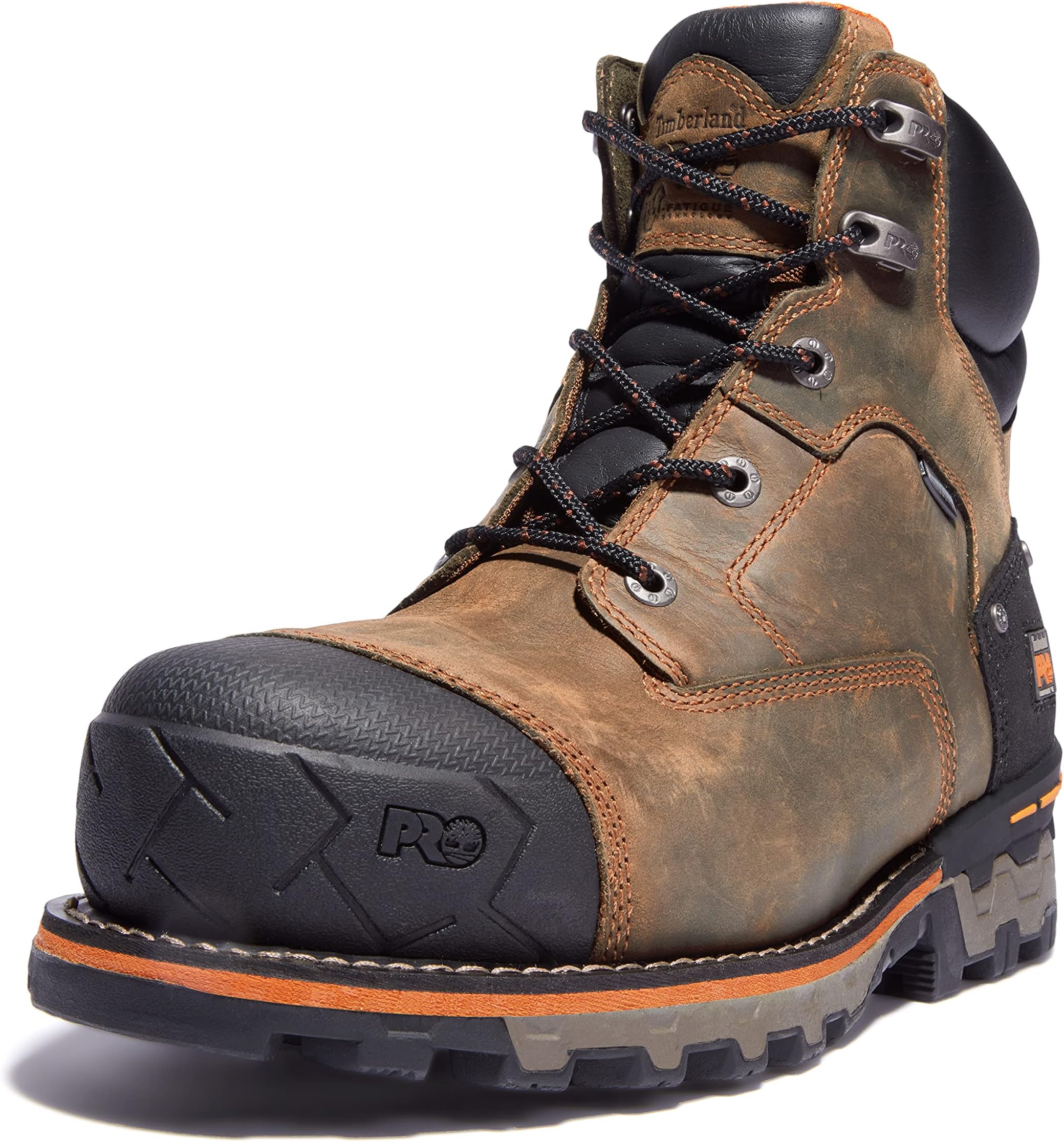 Men's Boondock 6 Inch Composite Safety Toe Waterproof Industrial Work Boot