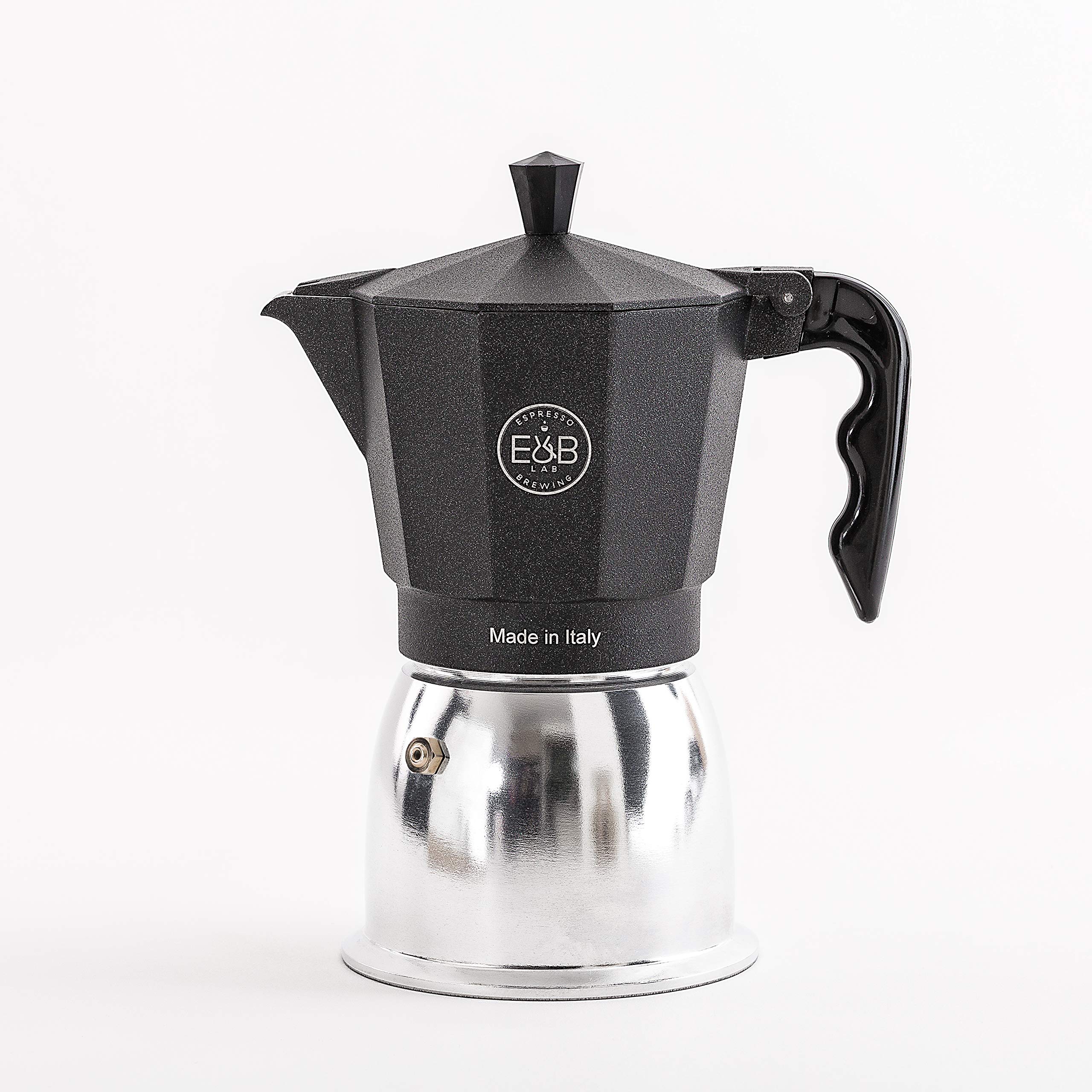 E&B Lab Moka Induction 6T Moka 6 Tazze per Piani a Induzione Competition Moka Filter