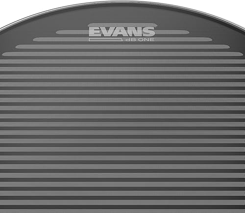 Miniatura 2 de Evans Cabezales de tambor – dB One Snare Batter Drum Head – Reduce el volumen – Tonos equilibrados y fieles al kit – 14 pulgadas