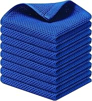 Vista 57 de Kitinjoy - Paños de cocina de 100 % algodón, tela de tejido gofrado, paño de limpieza ultrasuave, absorbente y de secado rápido.