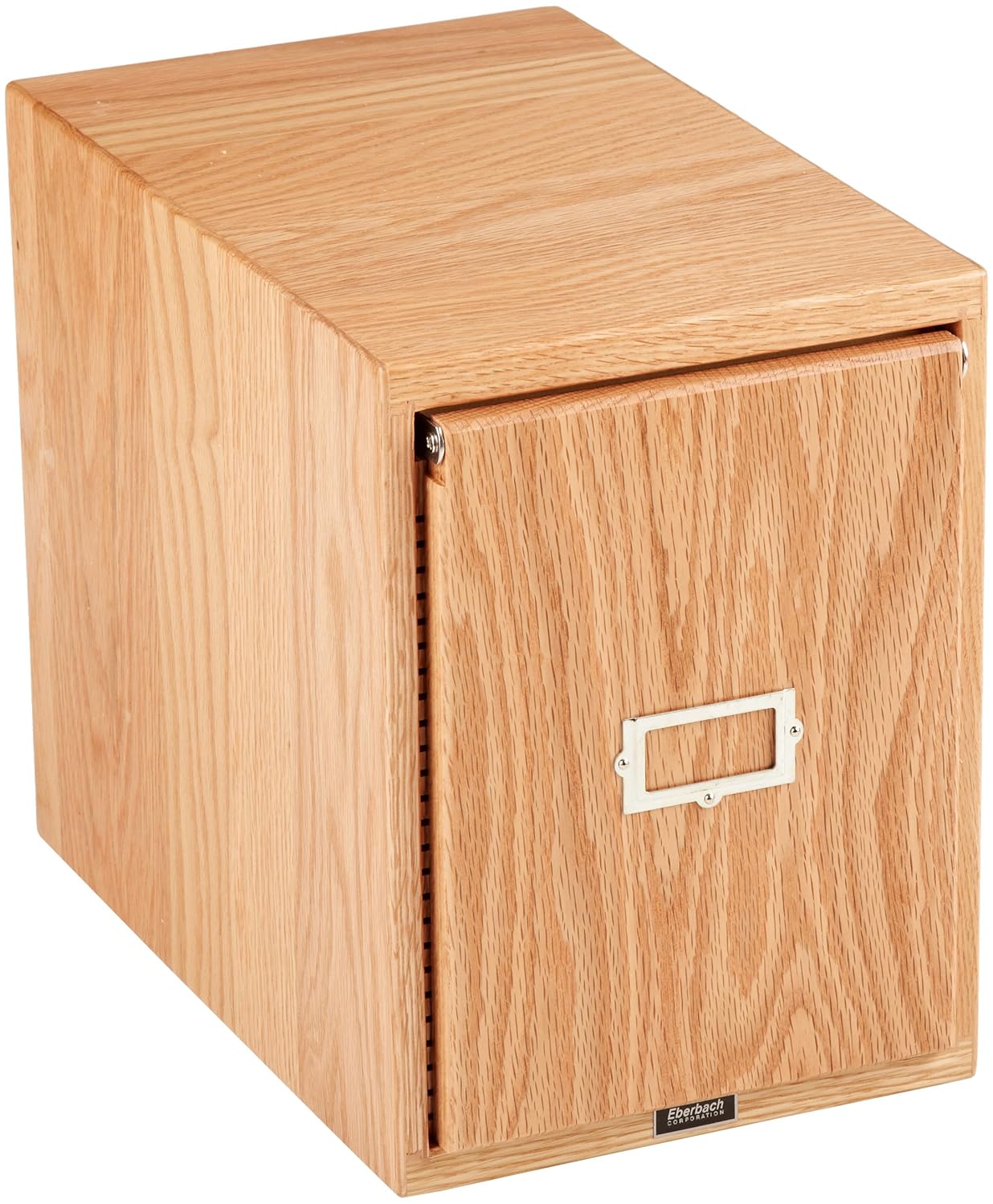 Eberbach E4040 Oak Wood Petrographic Microscope Slide Unit, Holds 750