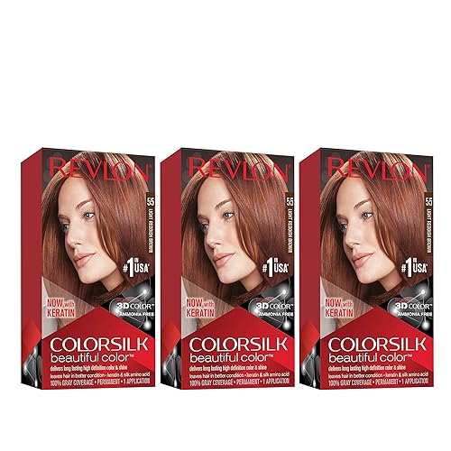 Miniatura 68 de Revlon Colorsilk - Tinte permanente para el cabello, cubre 100% las canas, sin amoníaco, con queratina y aminoácidos, castaño claro 51, 4.4 onzas