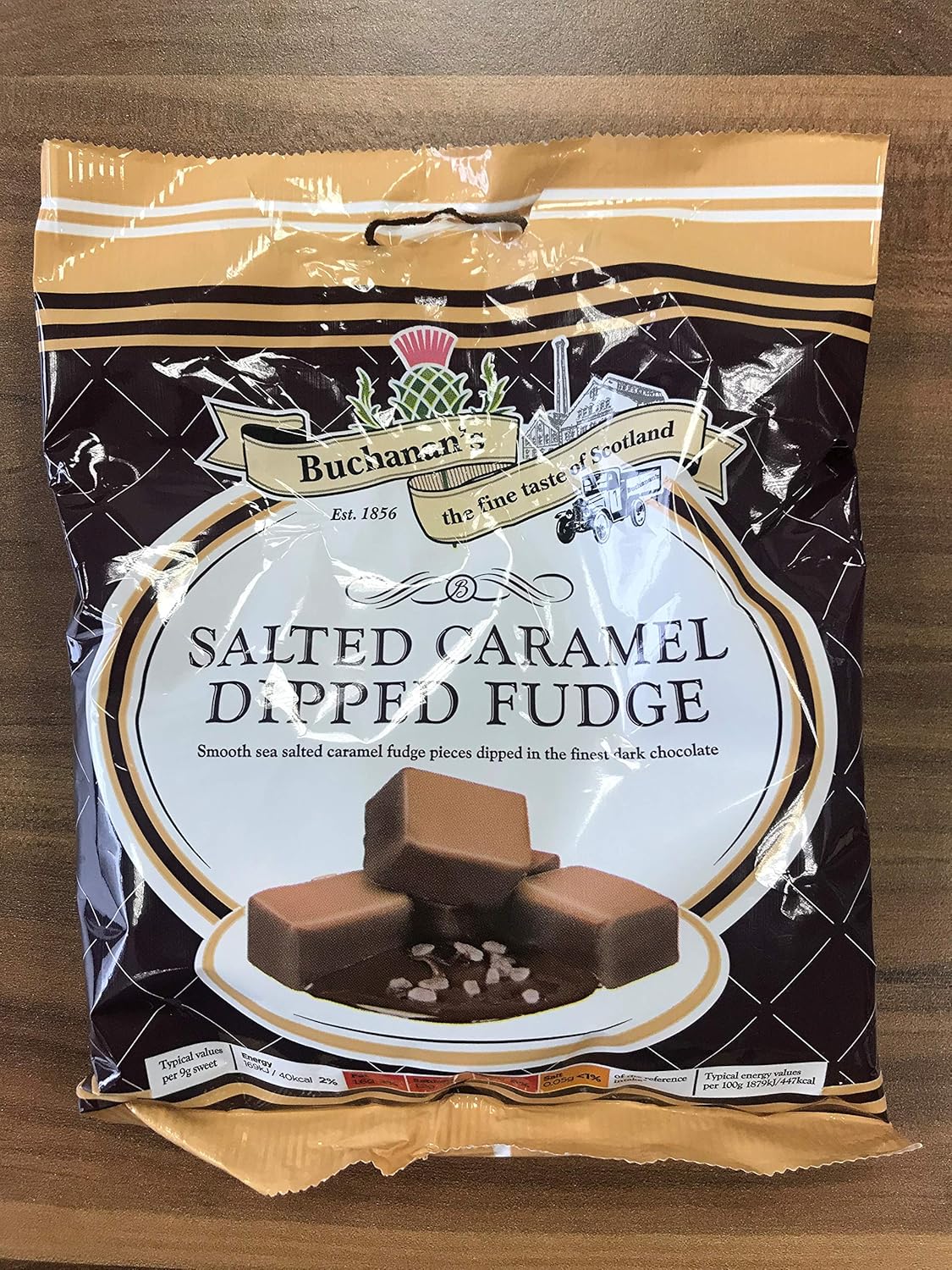 Buchanan's Salted Caramel Dipped Fudge Bag 180g Amazon.co.uk Grocery