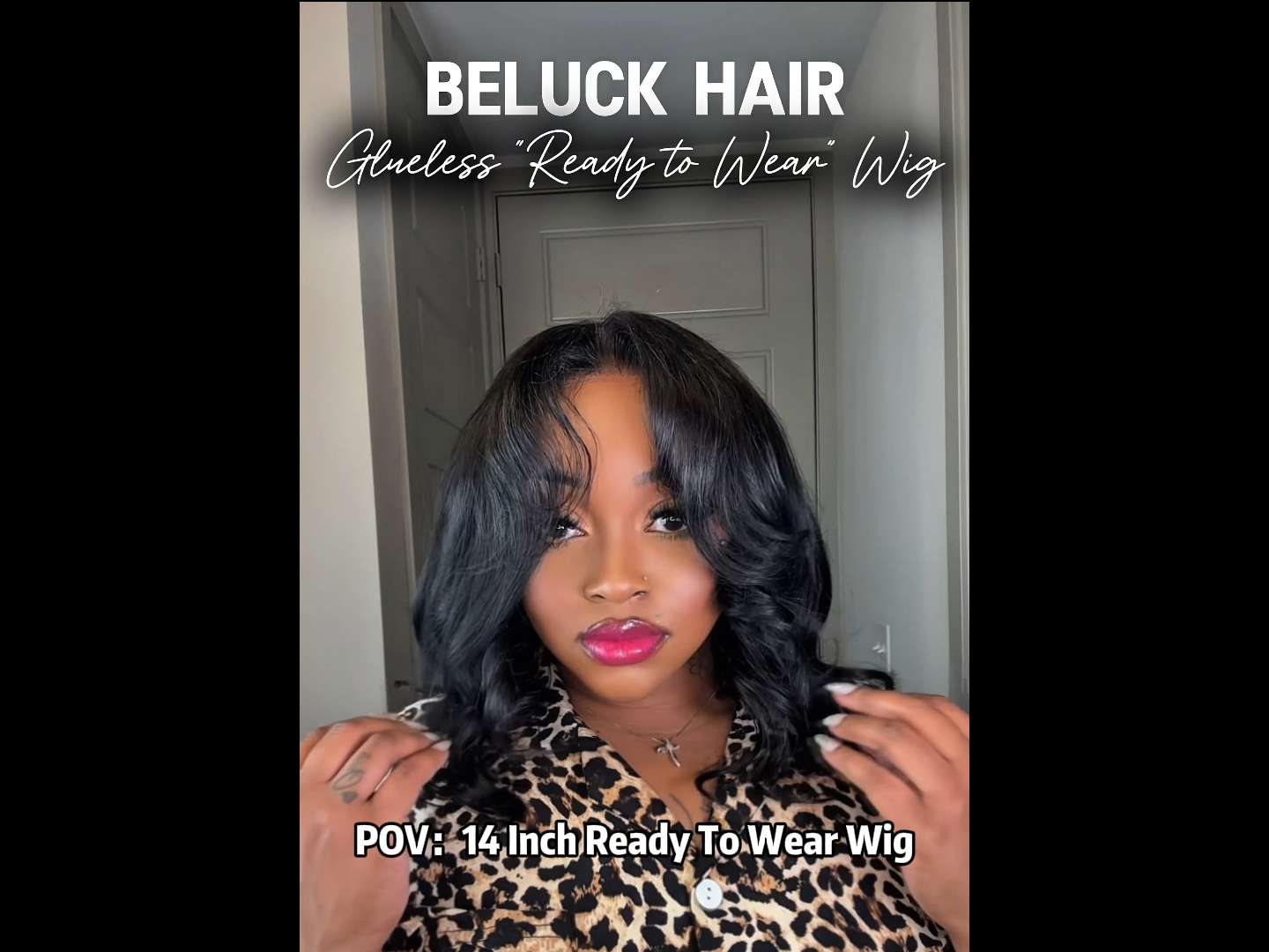 250 Density Layered Bob Wig Human Hair With Curtain Bangs 15A Glueless 14 main image 3