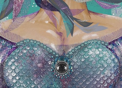 Miniatura 4 de Susan M. Epperly "Queen Safine" Original Mixed Media Acrylic Painting 24" x 36" x 3" on Canvas