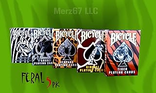 FERAL 5 Pack Bicycle Playing Cards