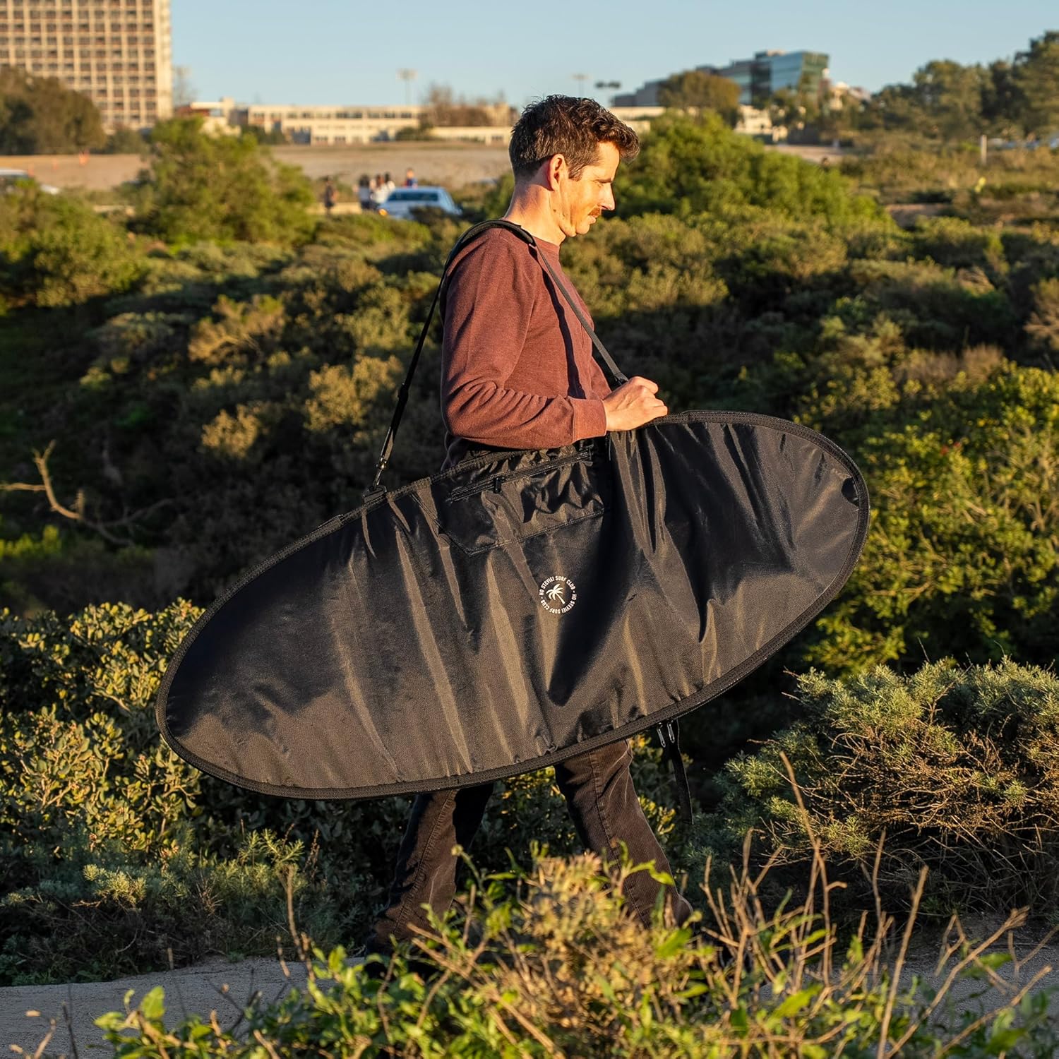 Ho Stevie! Skimboard Bag - Thick Padding - Easily Carry Multiple Skim Boards - Comfortable Shoulder Strap, Backpack Straps, and Handle
