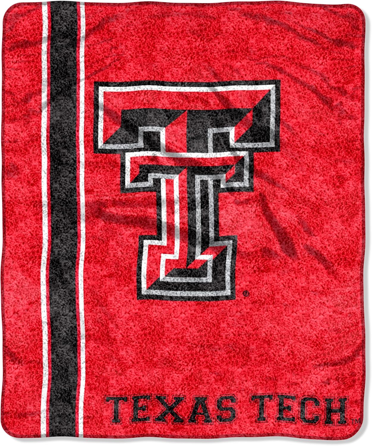 Officially Licensed NCAA Jersey Sherpa on Sherpa Throw Blanket, 50" x 60", Multi Color