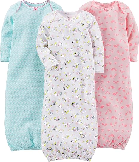 Carter's Long-Sleeve Baby Gown Set