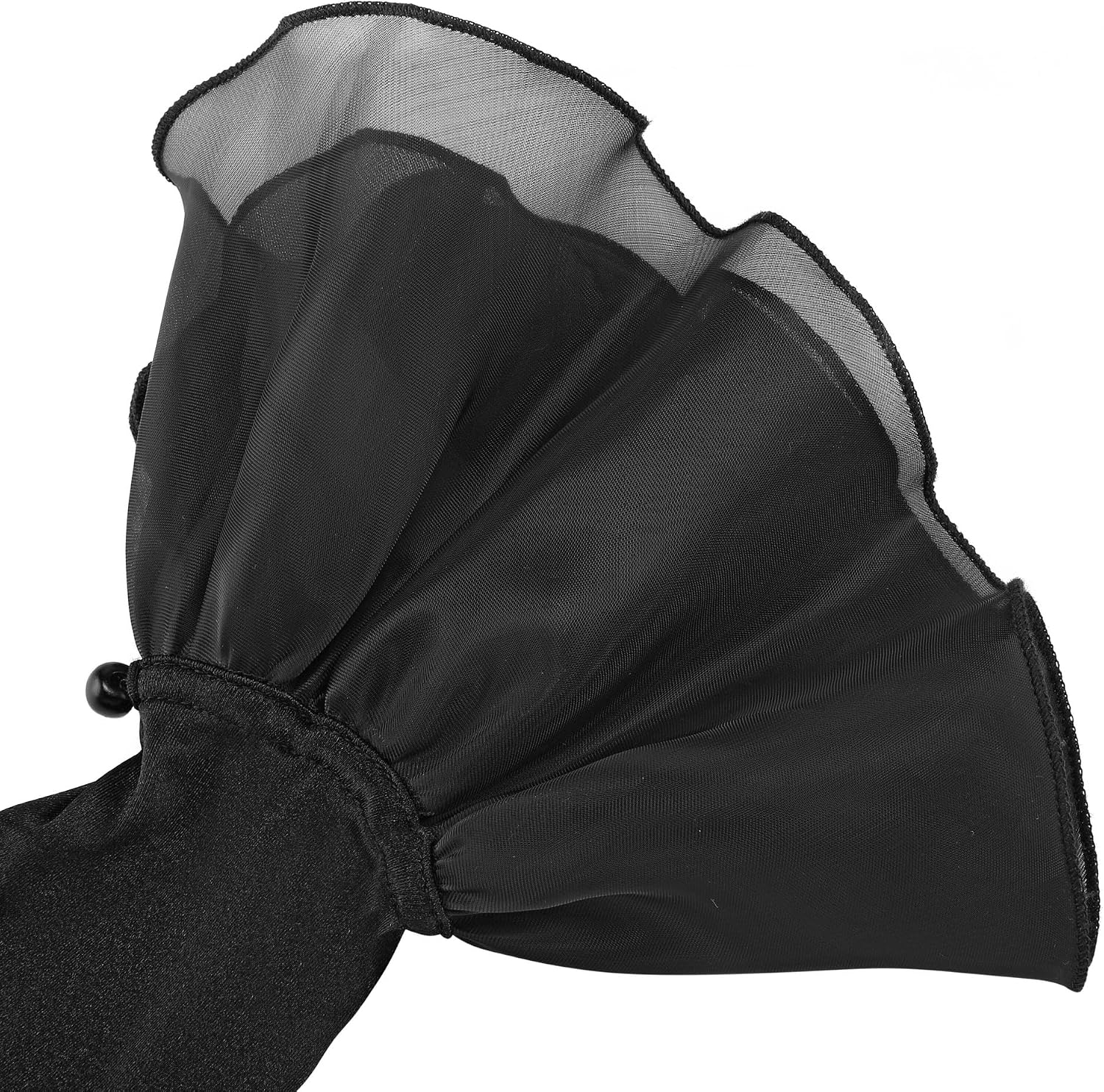 Ayliss Women Bridal Wedding Gloves Satin Petal Opera Party 1920s Fancy Special Occasion Dress Formal Dancing Cosplay