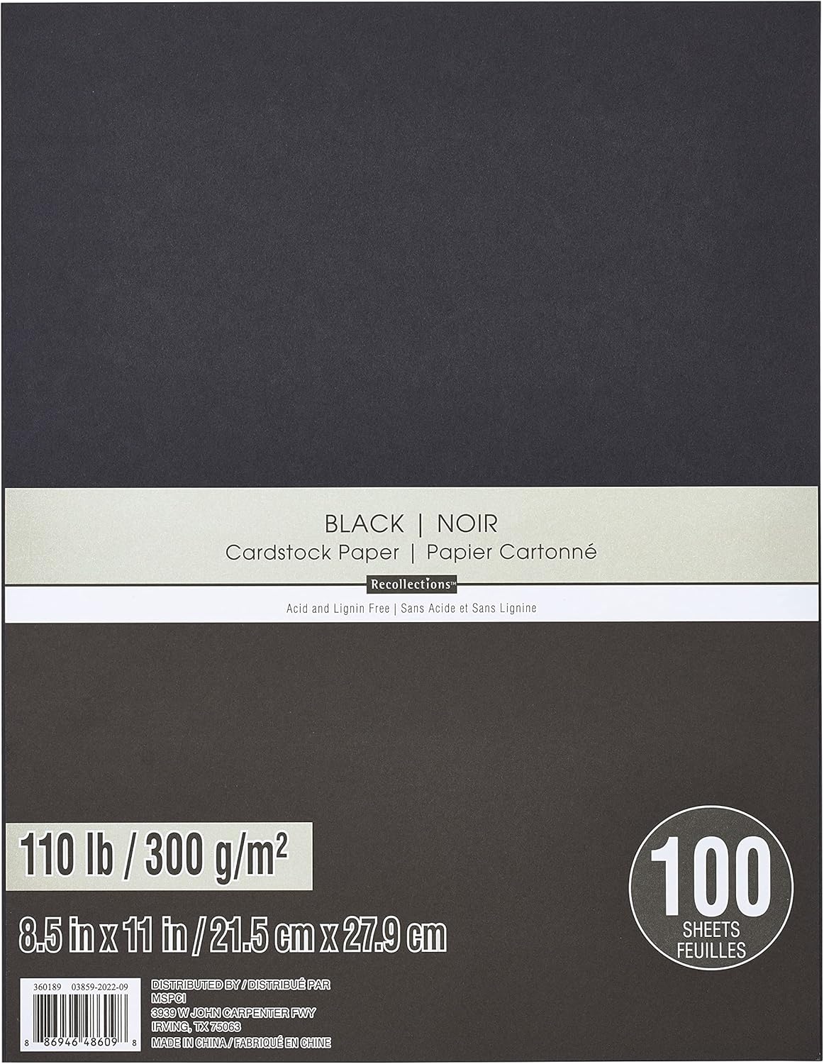 MICHAELS Heavyweight 8.5" x 11" Cardstock Paper by Recollections™, 100 Sheets