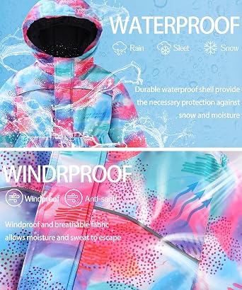 M2C Boys Girls One Piece Snowsuit Winter Warm Ski Coveralls