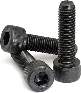MonsterBolts - M6 x 14mm Socket Head Screws, DIN 912, Alloy Steel, Black Oxide, 10 Pack