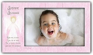 Cathedral Art (Abbey & CA Gift Bedtime Blessings Baby Pink Art Metal Frame, Multi
