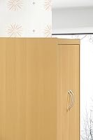 Vista 33 de Hodedah Despensa de cocina de 4 puertas con cuatro estantes, color blanco